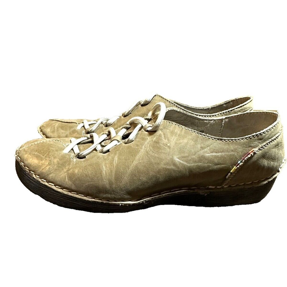 Spring Step Shoes Women's Size 7 CARHOP 40 Slip-On Brown Leather Comfort EU 40